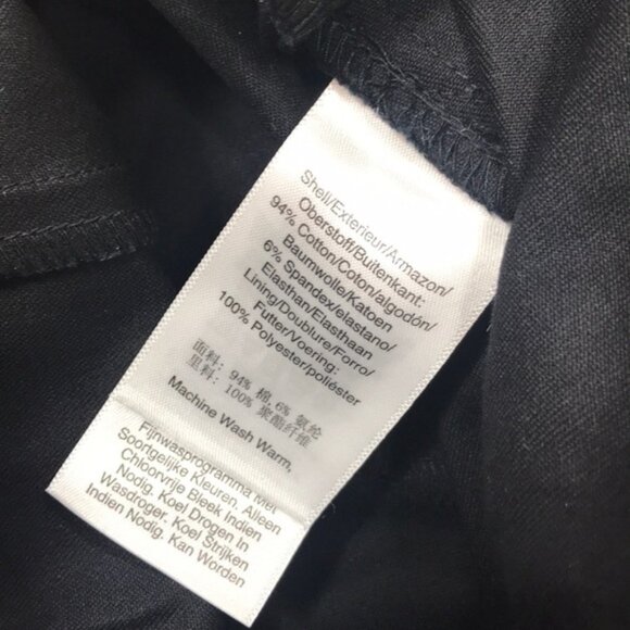 Dkny Faux-Leather Trim Straight-Leg Trousers - Picture 5 of 6